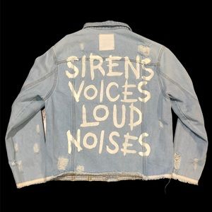 PRICE DROP! BERSHKA DISTRESS JEAN JACKET